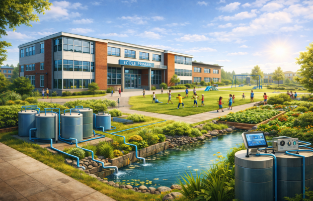 École primaire de 300 élèves : piloter l’eau comme un bien commun